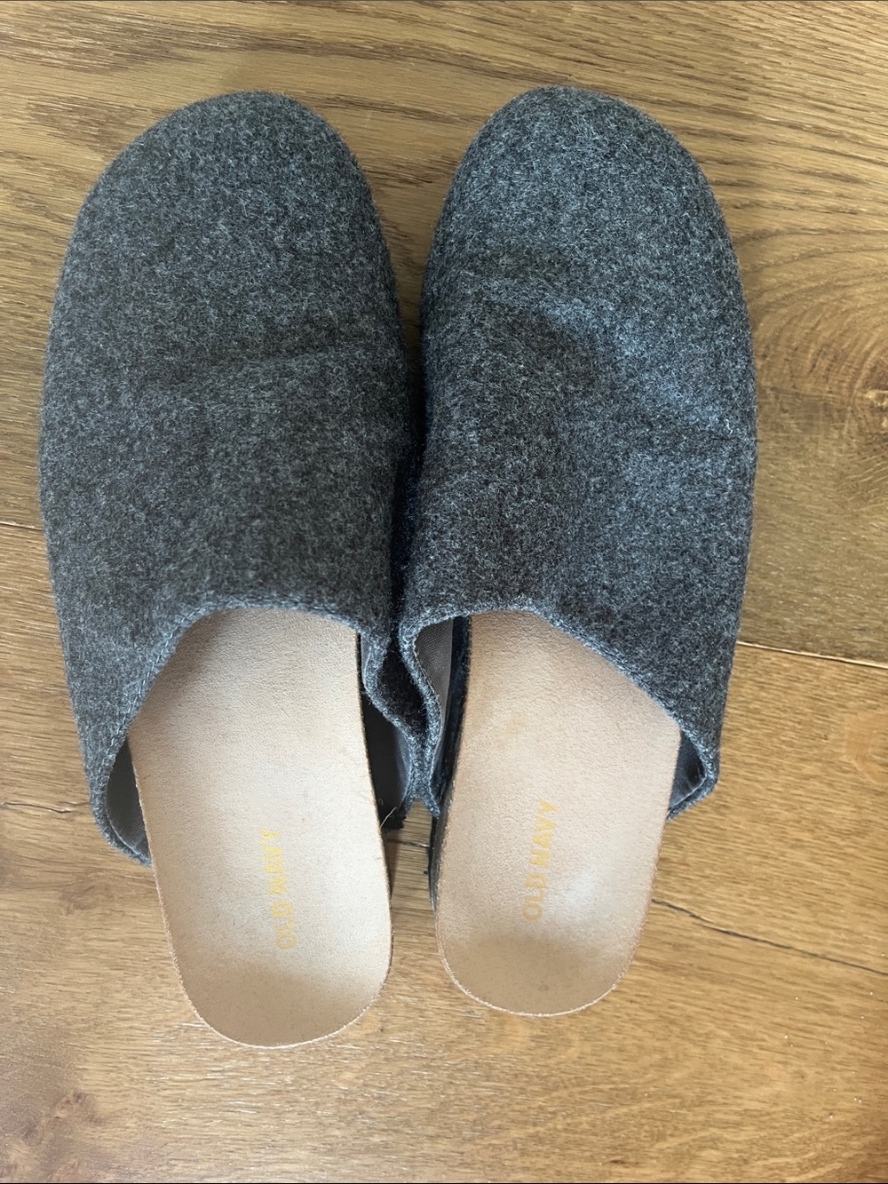 Old navy grey mules